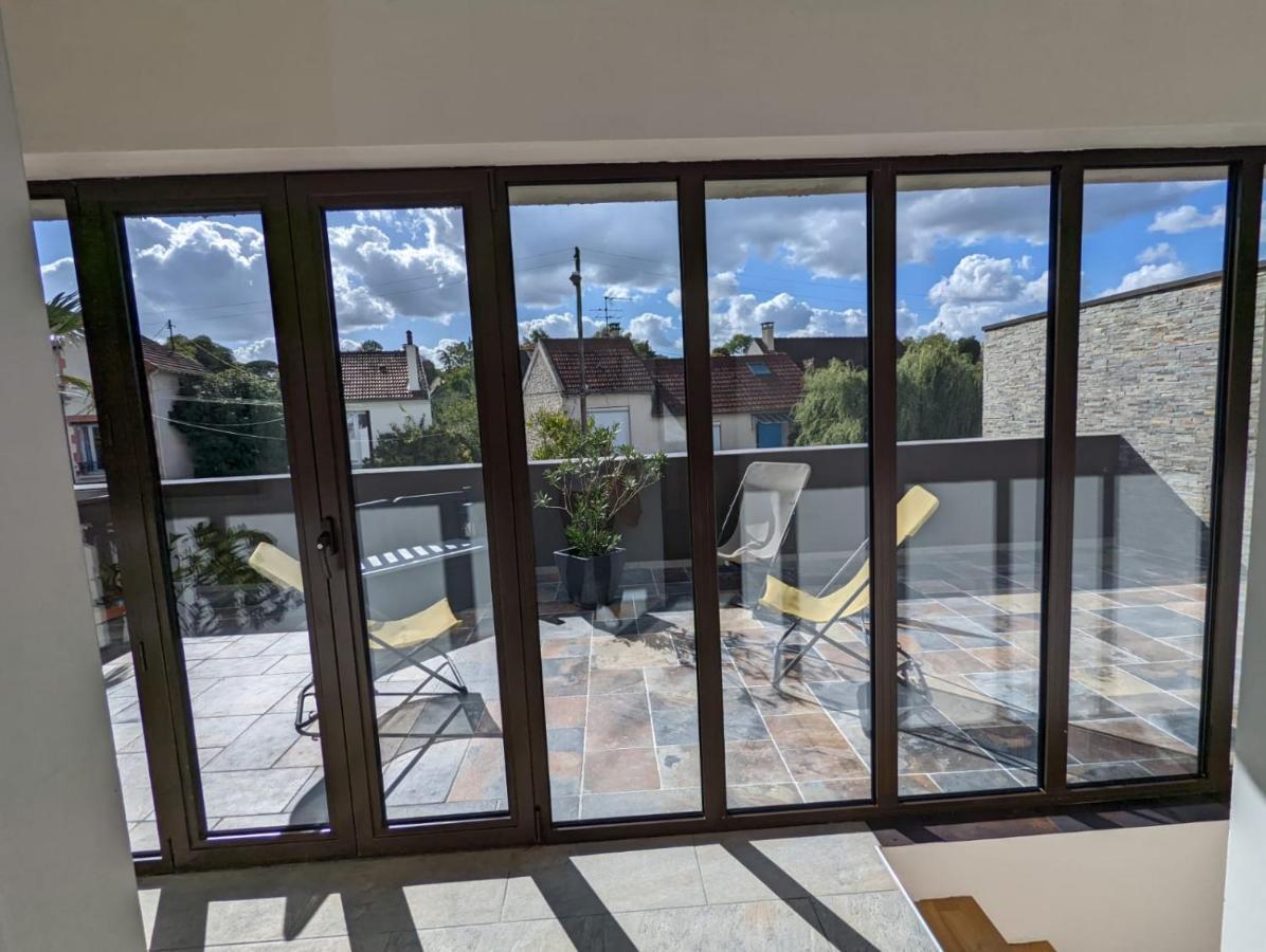 Luxury Villa Moderne, Salon De 90M2 Montgeron Exterior foto